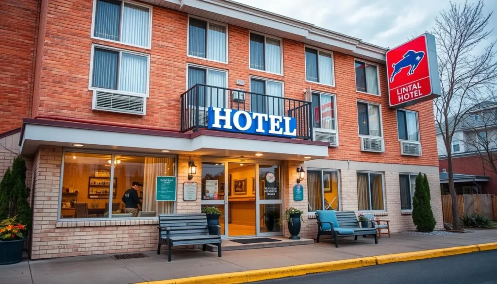 Image of a budget-friendly hotel in Lincoln