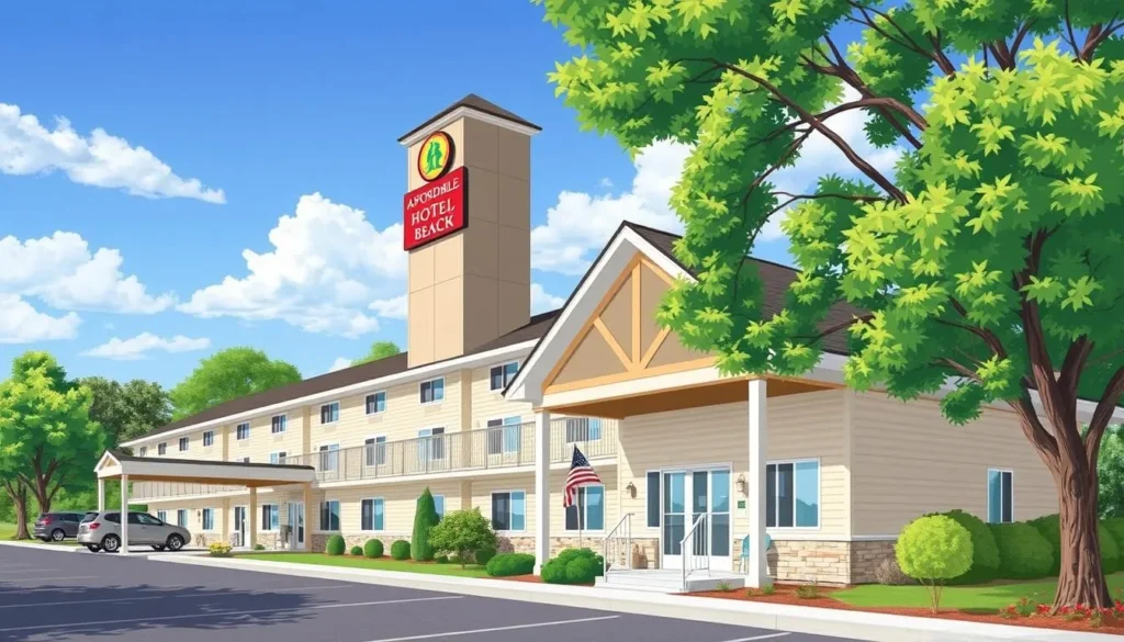 Image of a budget-friendly hotel in Osage Beach
