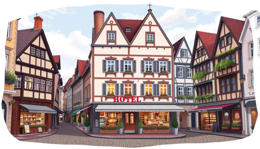 Image of a charming boutique hotel in Basel's Old Town