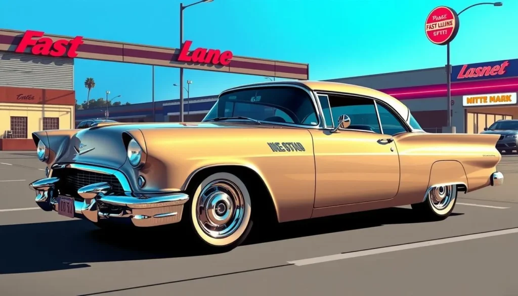 Image of a classic car at Fast Lane