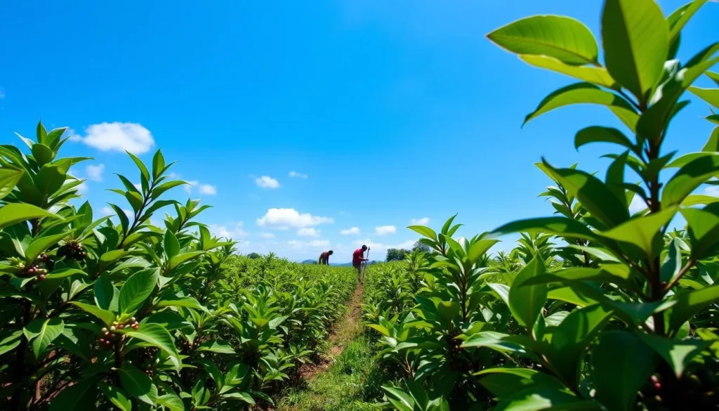 Image of a coffee farm in Bunia, Democratic Republic of Congo
