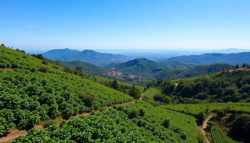 Image of a coffee plantation in Veracruz, Mexico