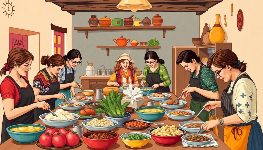 Image of a cooking class in Santa Fe