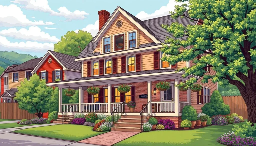 Image of a cozy bed and breakfast in Waynesville, Ohio