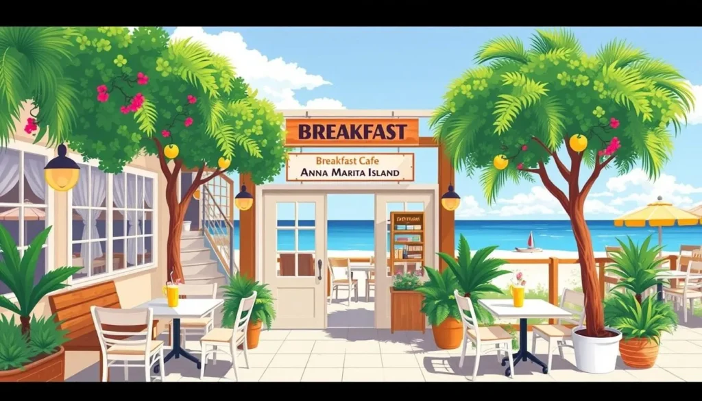 Image of a cozy breakfast spot on Anna Maria Island