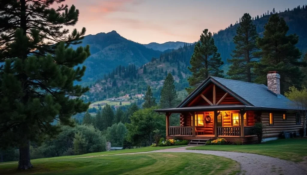 Image of a cozy cabin in Tehachapi Mountains