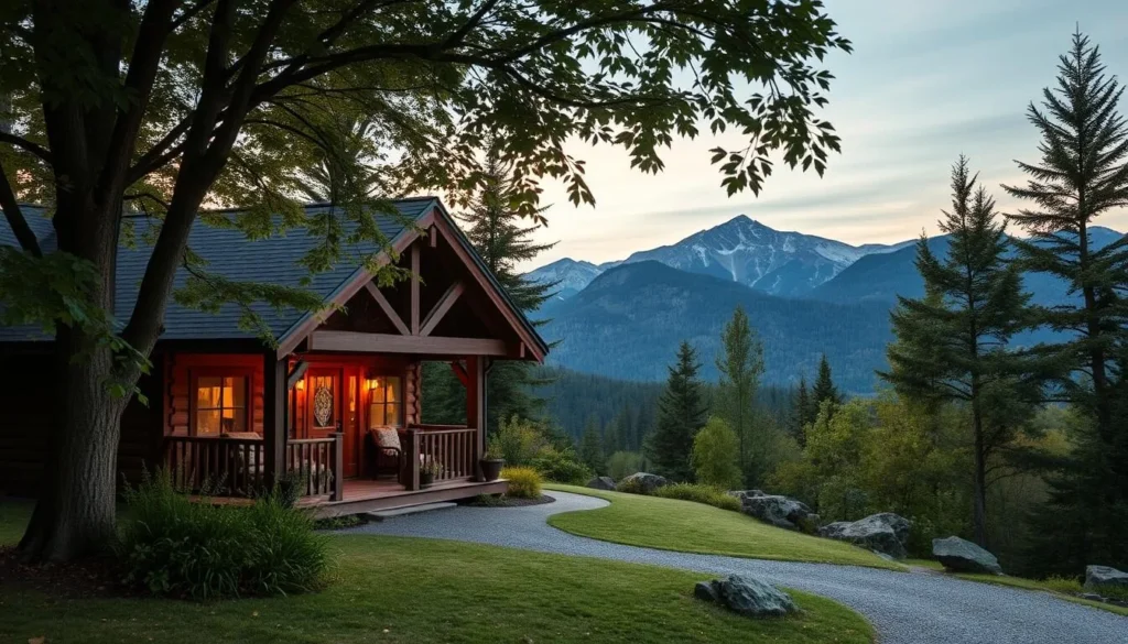 Image of a cozy cabin near the White Mountains
