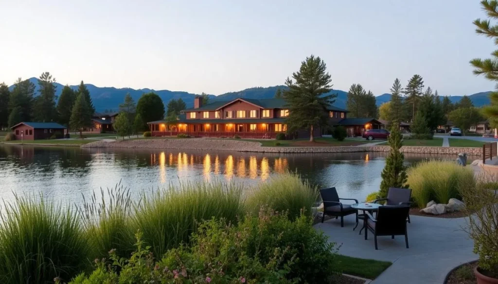 Image of a cozy hotel near Black Butte Lake