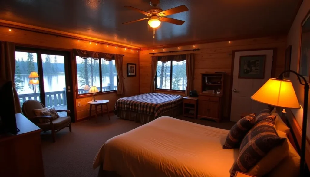 Image of a cozy motel room near Goose Lake