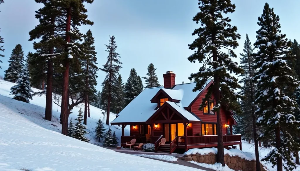 Image of a cozy mountain cabin in Big Bear