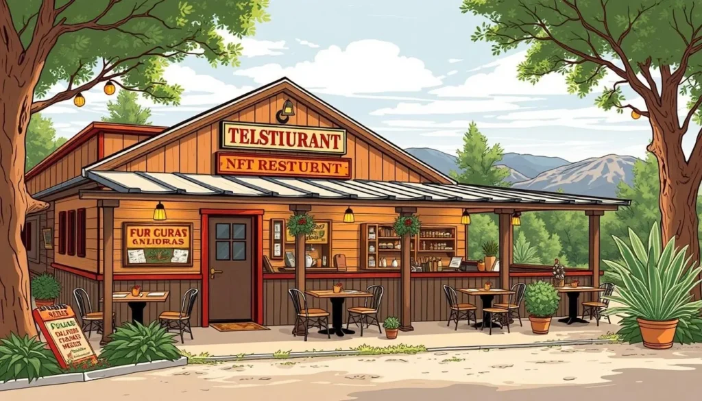 Image of a cozy restaurant in Alturas, California, serving local cuisine
