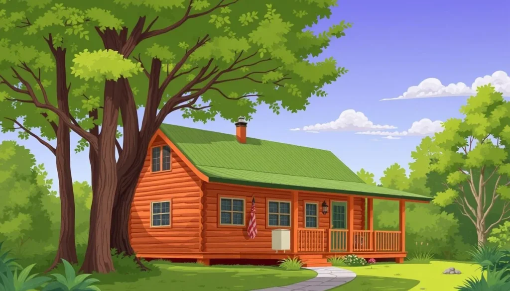 Image of a cozy vacation rental cabin near Osage Beach
