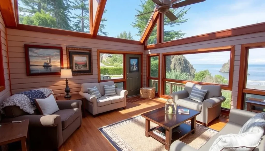 Image of a cozy vacation rental in Brookings