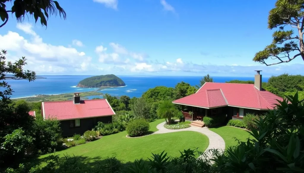Image of a cozy, weather-appropriate lodge in Pitcairn Islands