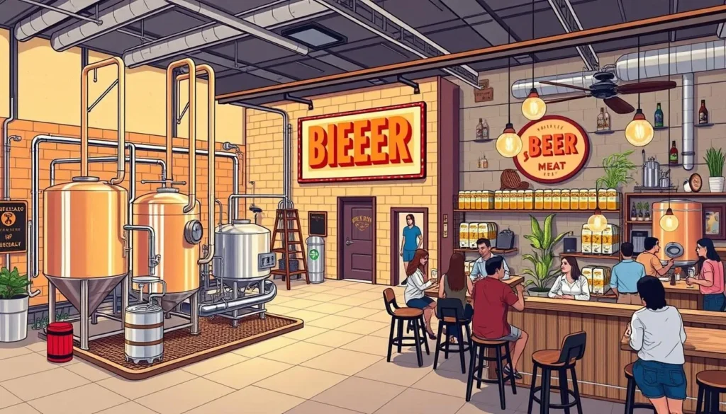 Image of a craft beer brewery in Mexicali