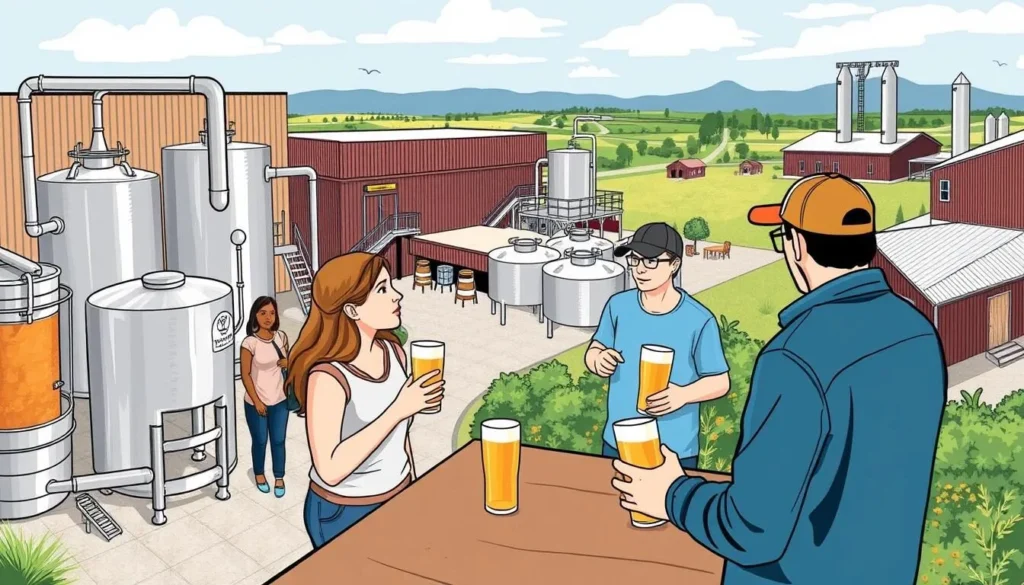 Image of a craft brewery tour at Boulevard Brewing Company
