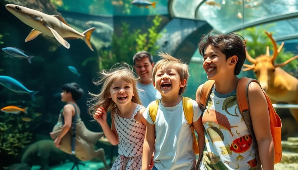Image of a family enjoying a day at the Columbus Zoo and Aquarium