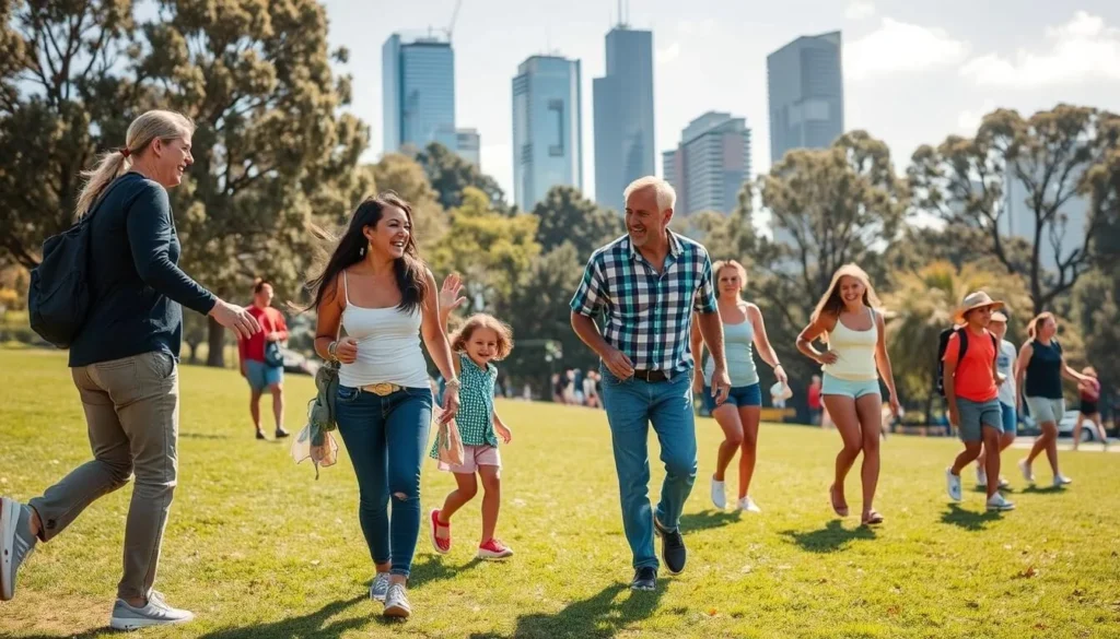 Image of a family enjoying activities in Brisbane