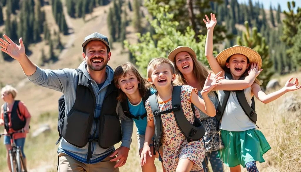 Image of a family enjoying outdoor activities in Lincoln County