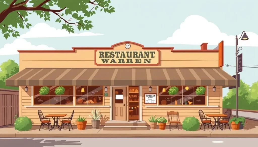 Image of a family-owned restaurant in Warren County
