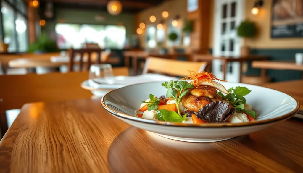 Image of a farm-to-table dish served at Café Smitten