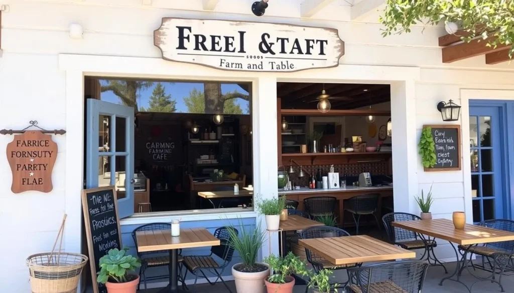 Image of a farm-to-table restaurant in Pine Flat
