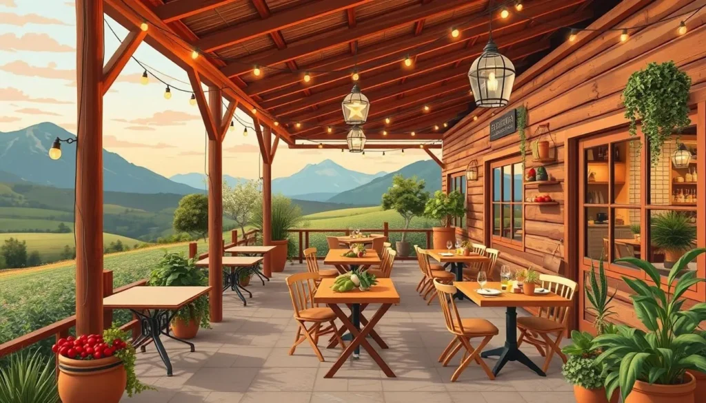 Image of a farm-to-table restaurant in the Peninsular Ranges