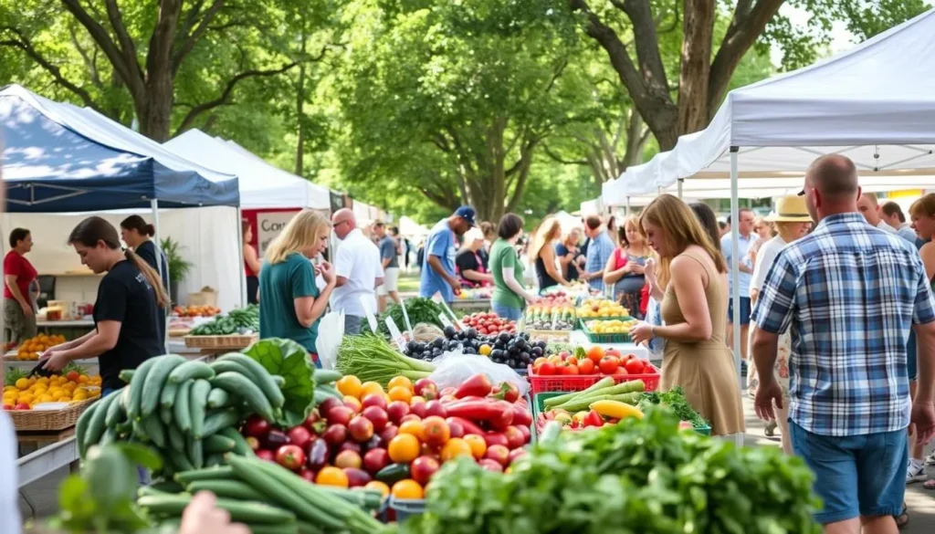 Image of a farmers market or food event in Jefferson County