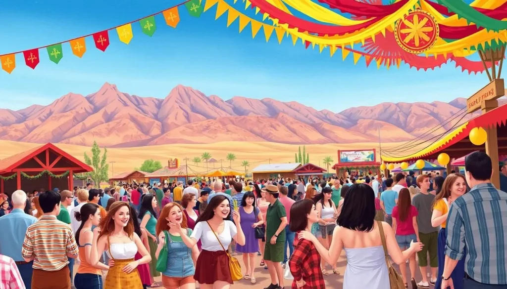 Image of a festive event in Bear Valley