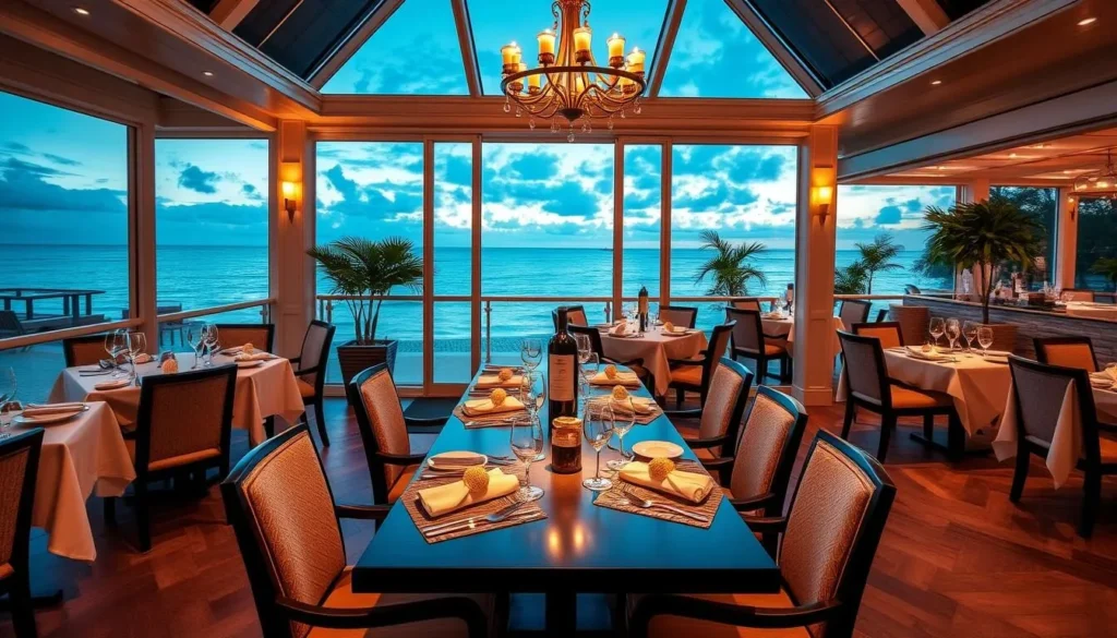 Image of a fine dining restaurant on Anna Maria Island