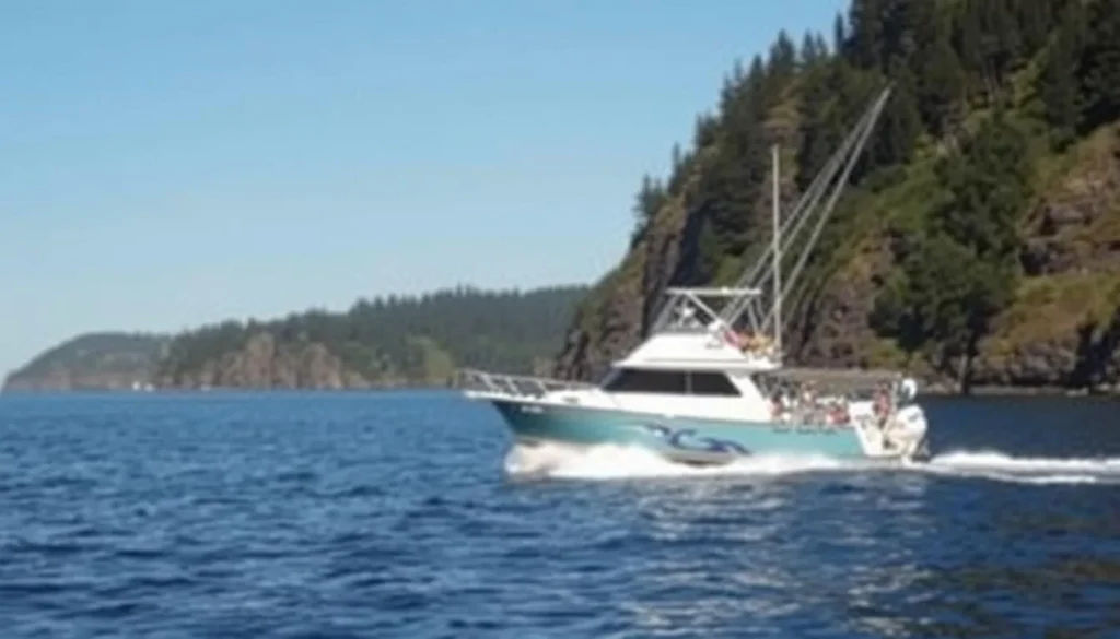 Image of a fishing charter boat in Depoe Bay