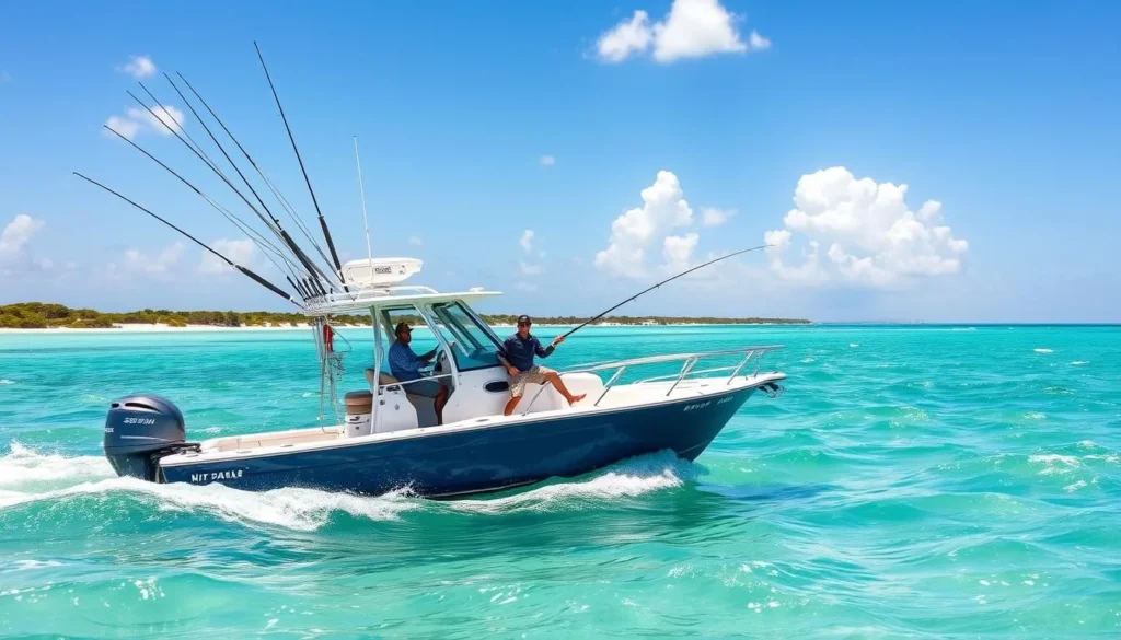 Image of a fishing charter boat in Destin, Florida