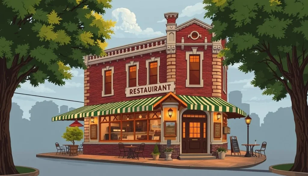 Image of a historic restaurant in Ste. Genevieve