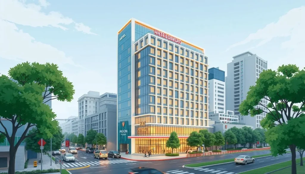 Image of a hotel in Hai Phong city center