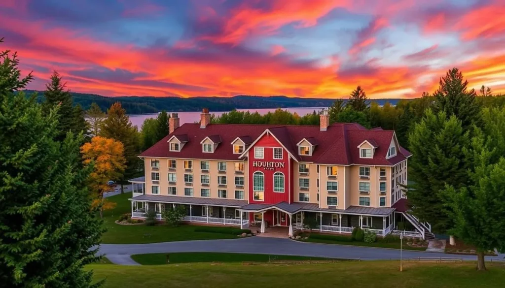Image of a hotel in Houghton, Michigan