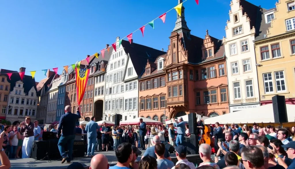 Image of a jazz festival in Strasbourg