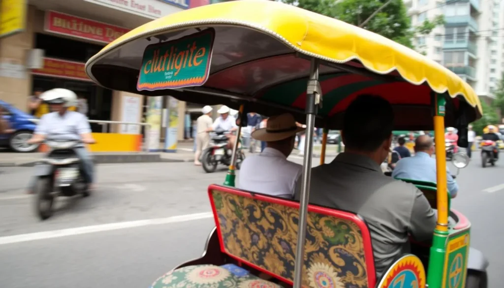 Image of a jeepney driving through Cebu City streets