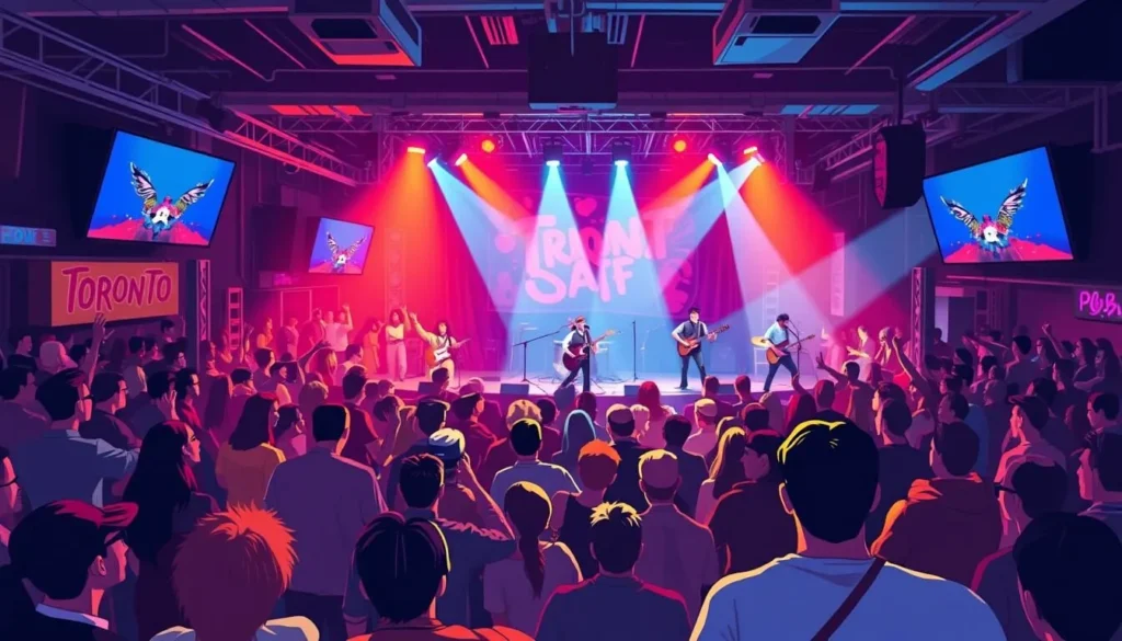 Image of a live music venue in Toronto