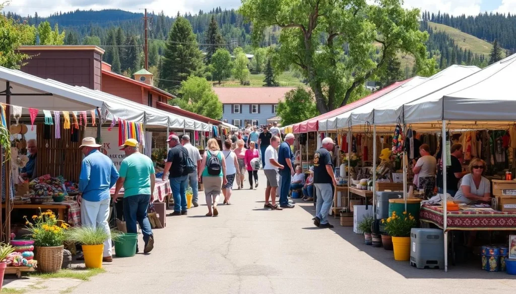 Image of a local artisan market in Jefferson County