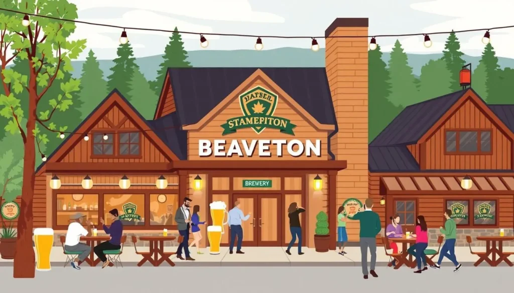 Image of a local brewery or taproom in Beaverton