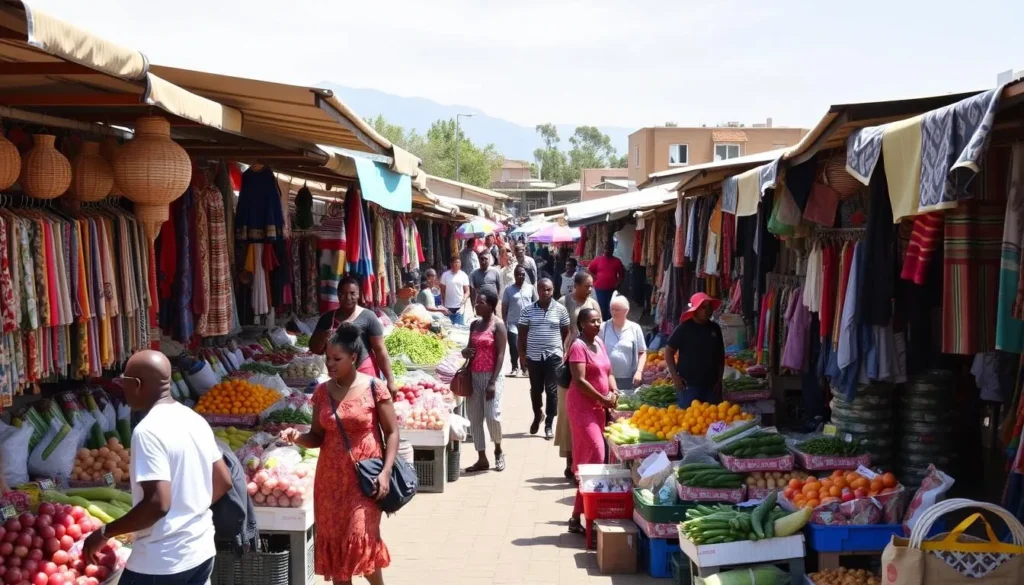 Image of a local market in Ekurhuleni