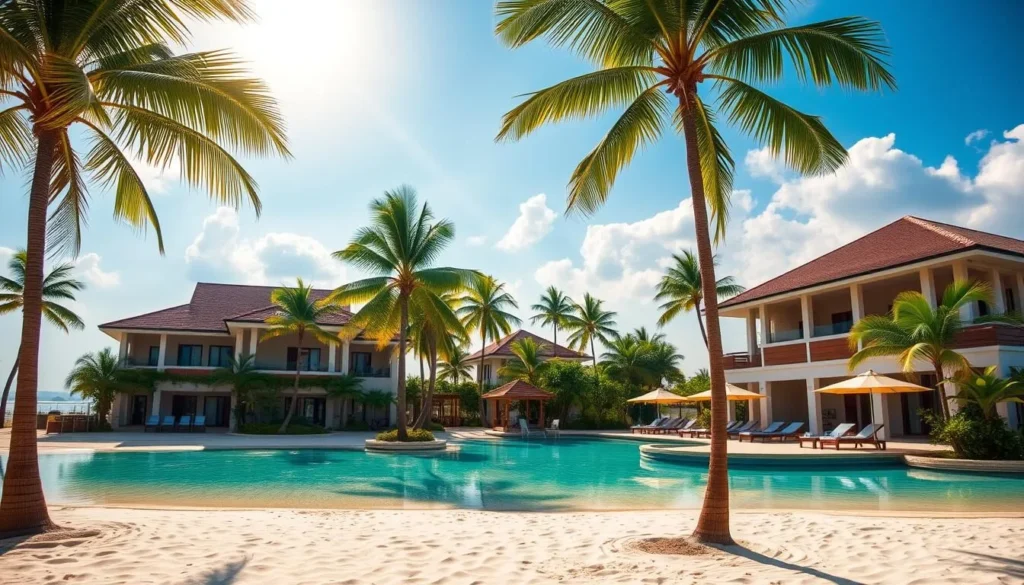 Image of a luxurious beach resort in Sihanoukville