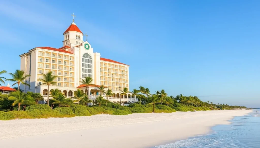 Image of a luxurious beachfront hotel on Anna Maria Island