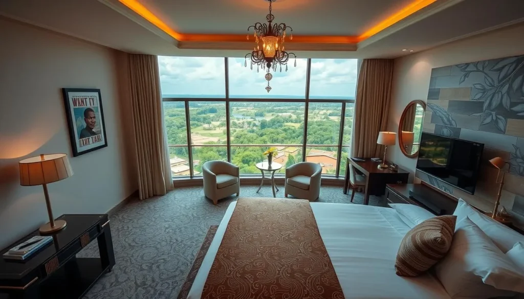 Image of a luxurious hotel room in Sekondi-Takoradi