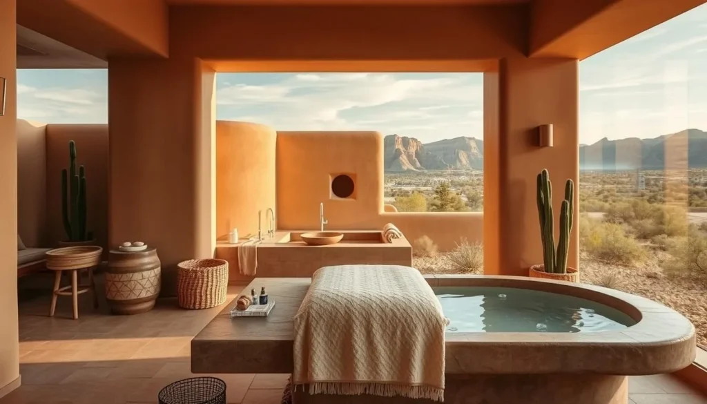 Image of a luxurious spa treatment using local New Mexico ingredients