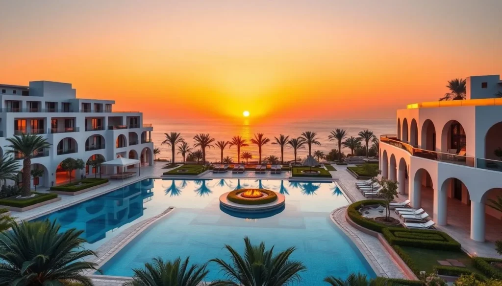 Image of a luxury hotel in Agadir, Morocco