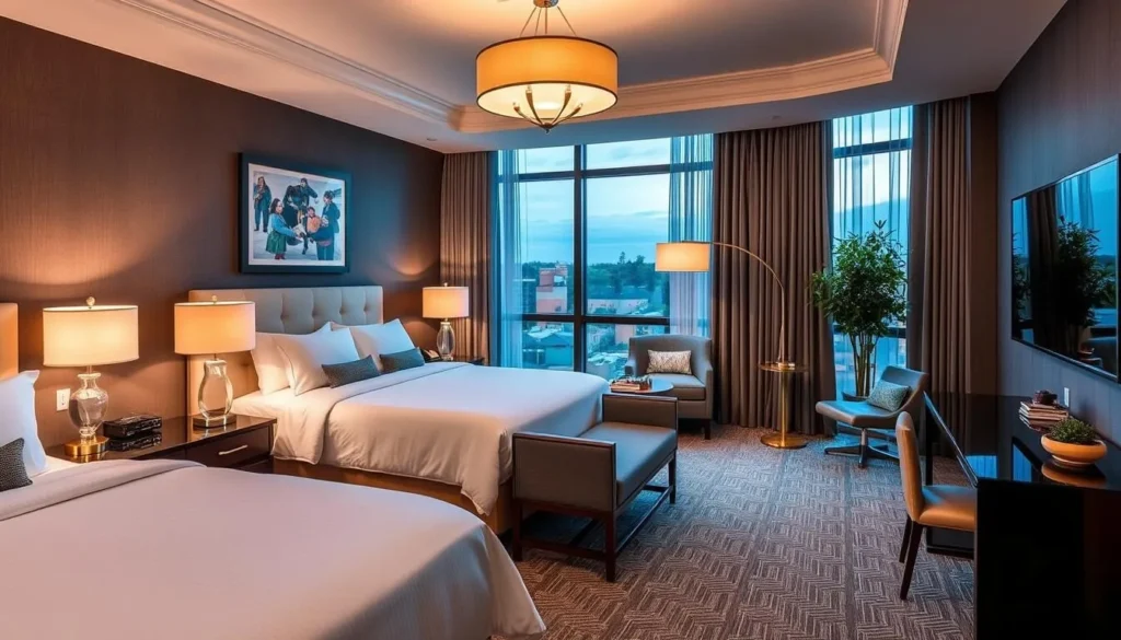 Image of a luxury hotel in Nashua with elegant rooms and modern amenities