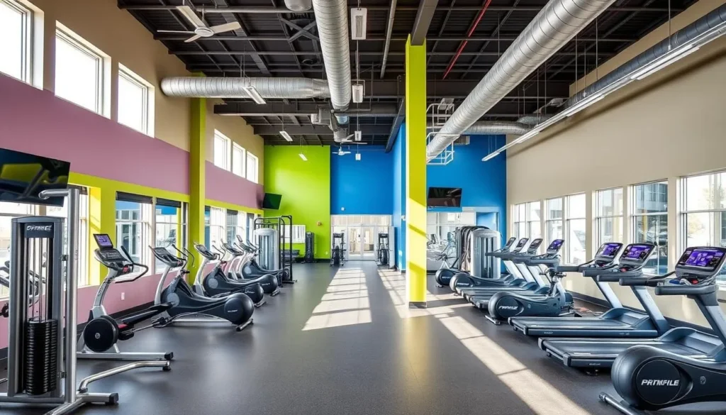 Image of a modern fitness center in Beaverton