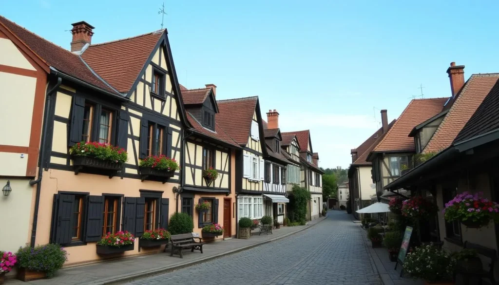 Image of a picturesque Alsatian village