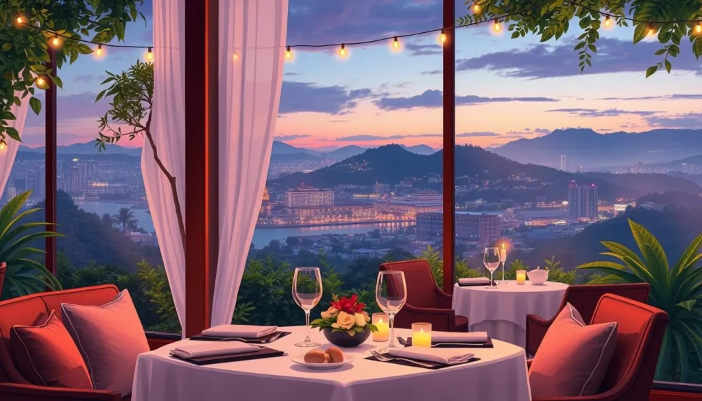 Image of a romantic dining spot in Mandaluyong